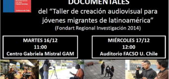 Microdocumentales realizados por jóvenes migrantes en Santiago